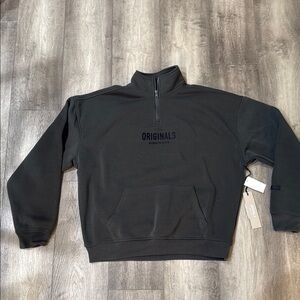 Brooklyn Cloth Black Zip Up Sweater